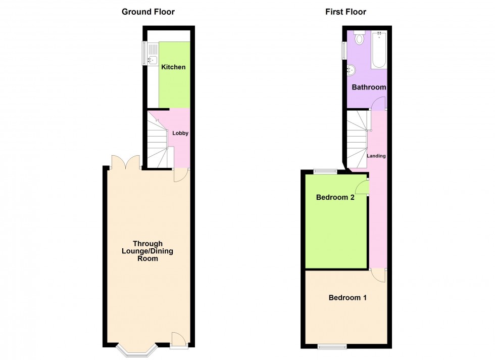 Floorplan for Lumley Road, Walsall