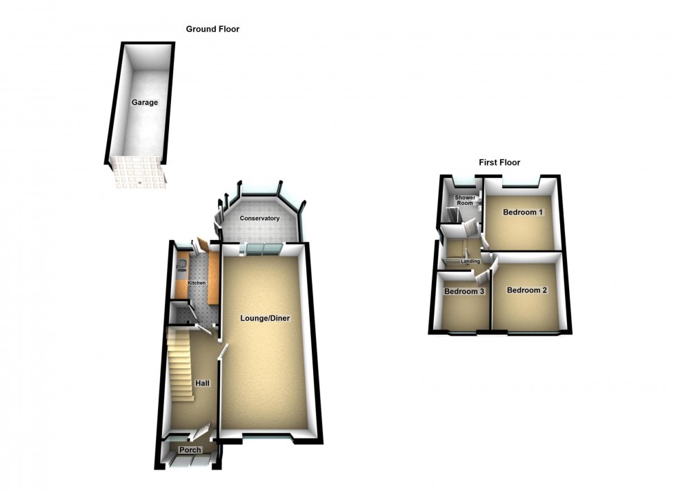 Floorplan for Maple Drive, Walsall