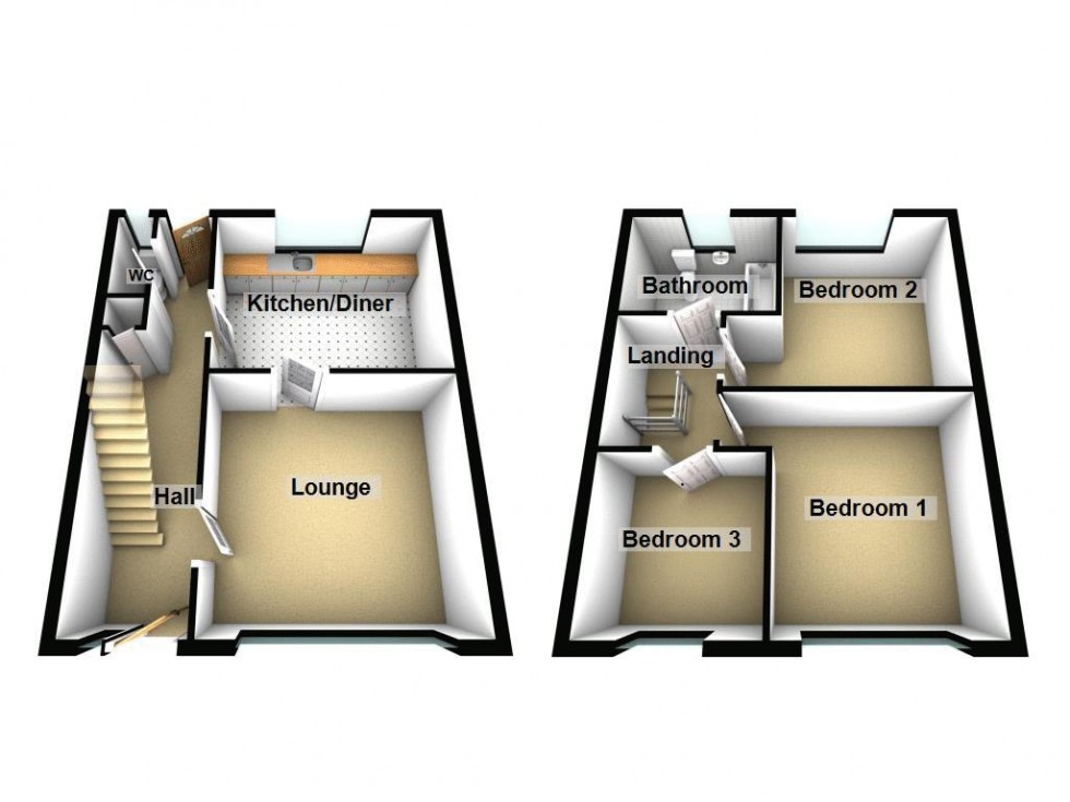 Floorplan for Northgate, Aldridge