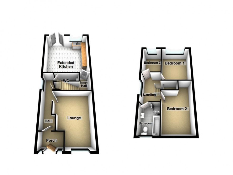 Floorplan for Segundo Road, Walsall