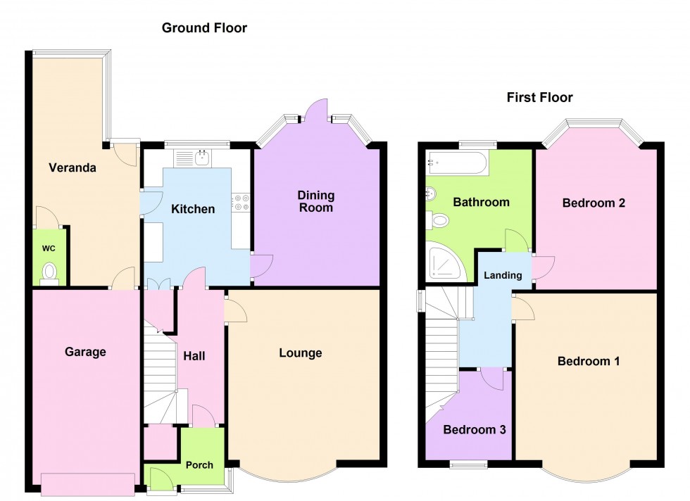 Floorplan for Broadway North, Walsall