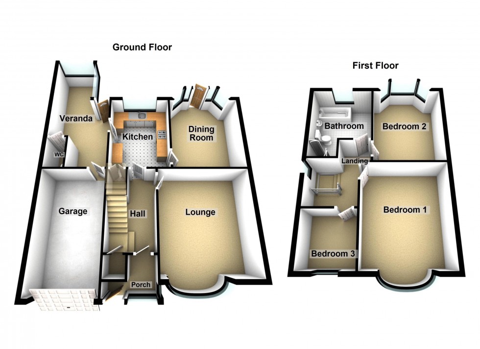 Floorplan for Broadway North, Walsall