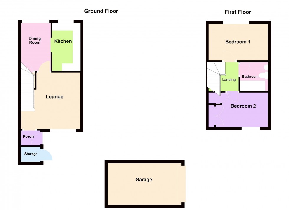 Floorplan for Allerdale Road, Clayhanger