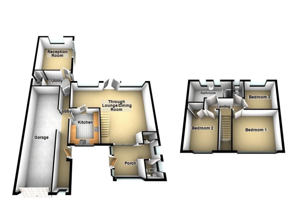 Floorplan for Fallowfield Road, Walsall