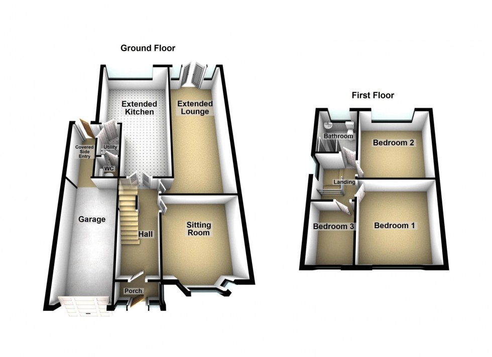 Floorplan for Cliveden Avenue, Aldridge