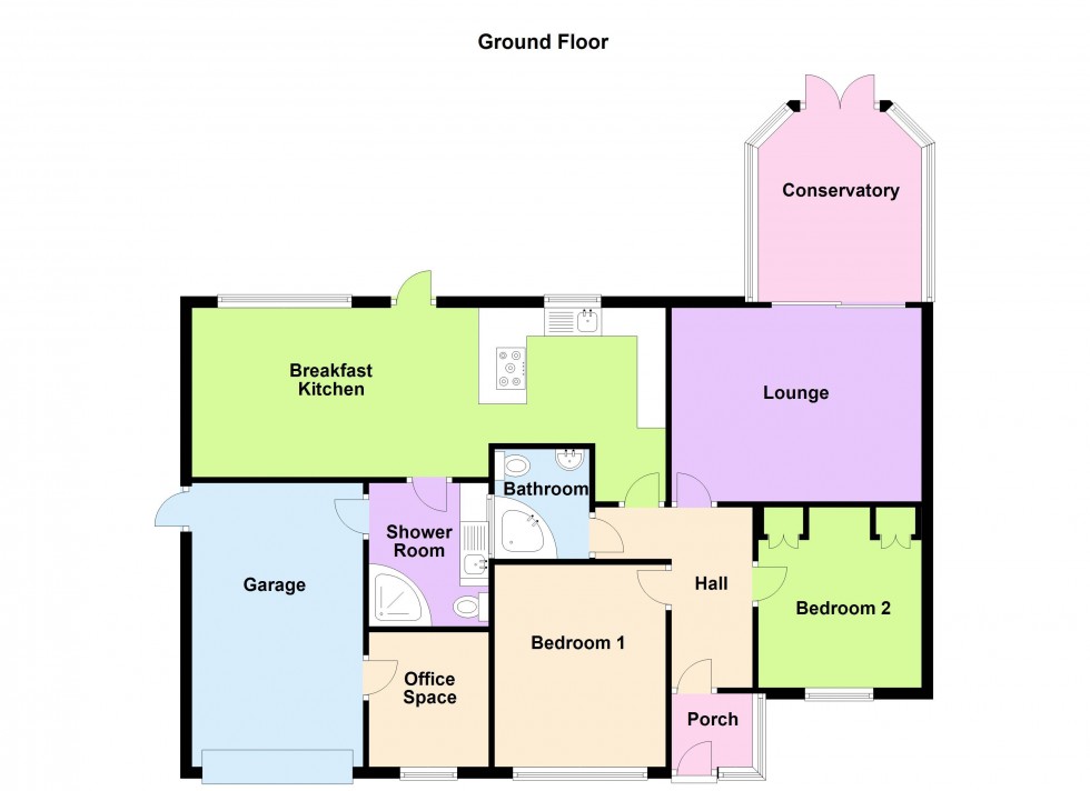 Floorplan for Mountford Crescent, Aldridge