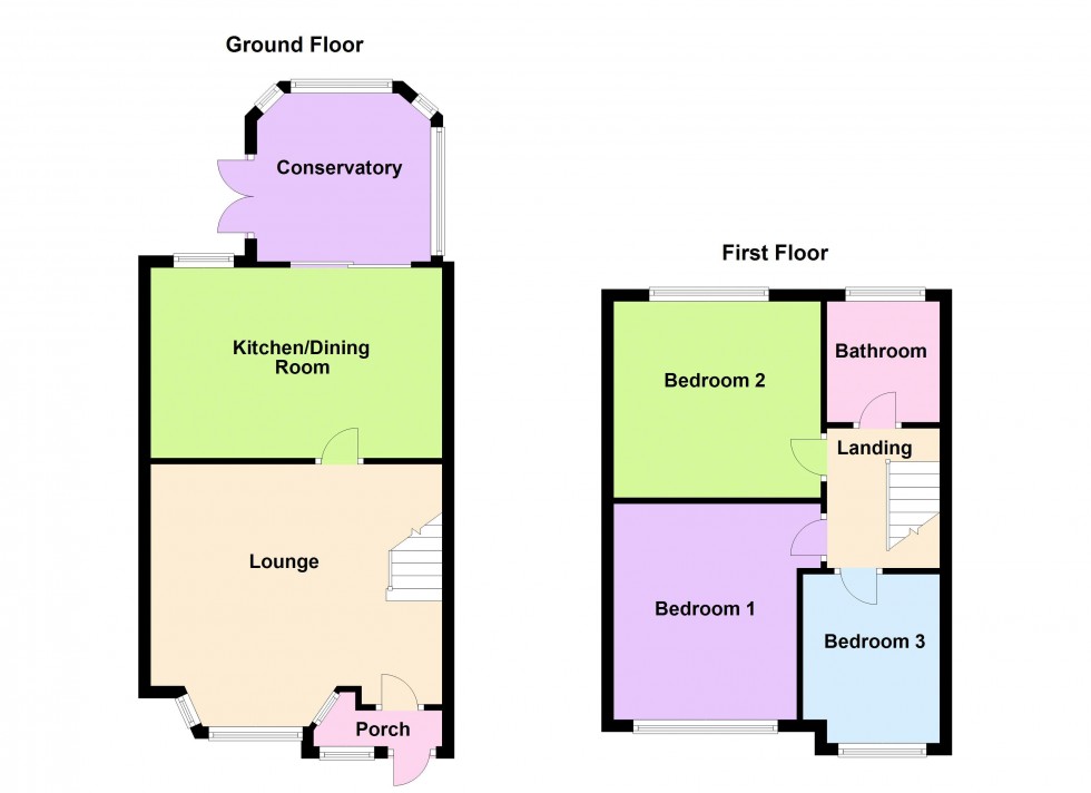 Floorplan for Brackenfield Road, Great Barr