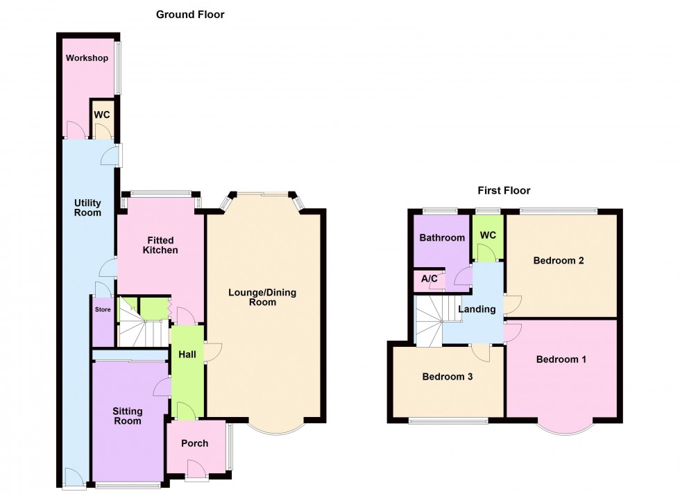 Floorplan for Calthorpe Road, Walsall