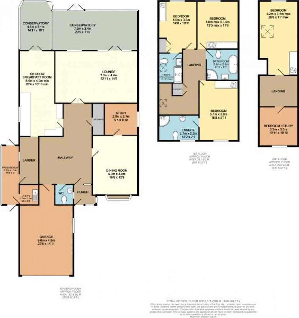 Floorplan for Woodfield Close, Walsall