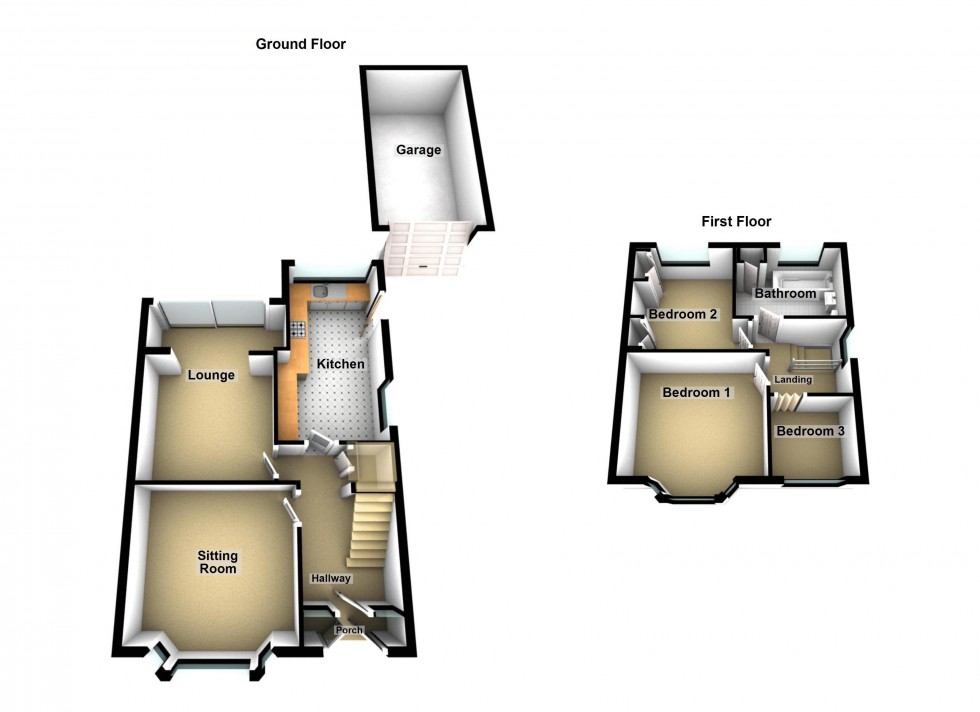 Floorplan for Sutton Road, Walsall