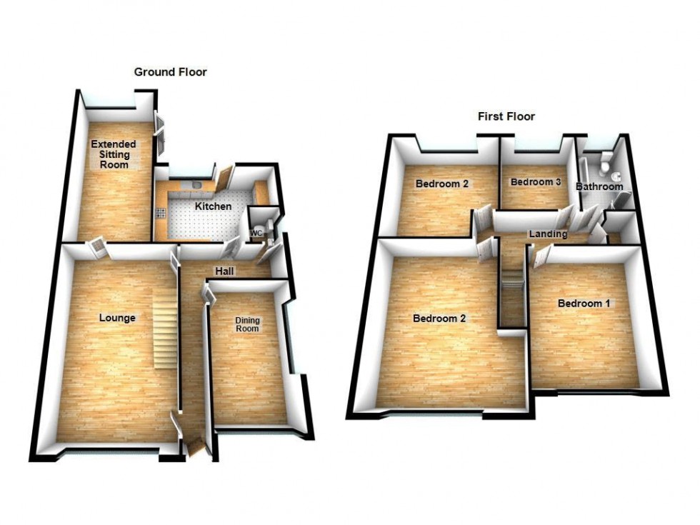 Floorplan for Greaves Avenue, Walsall