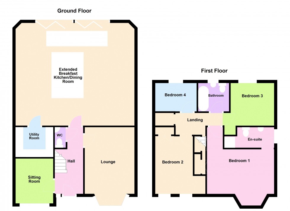 Floorplan for Southfield Close, Aldridge