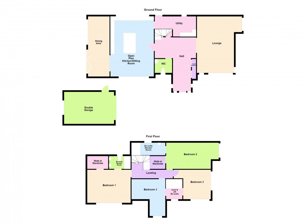 Floorplan for Regina Drive, Walsall