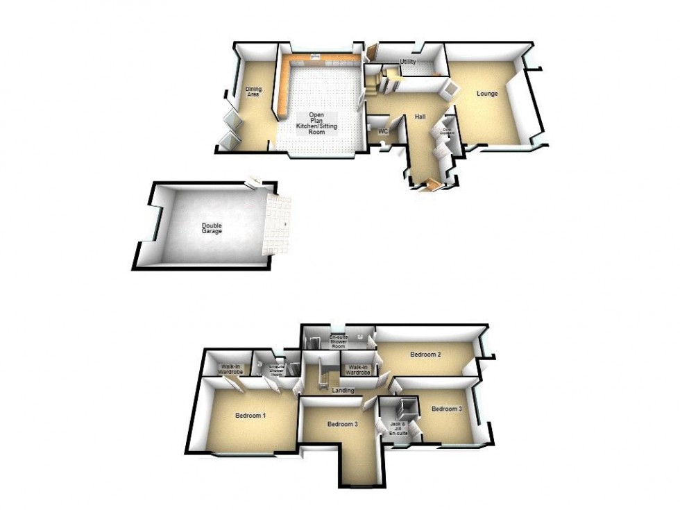 Floorplan for Regina Drive, Walsall