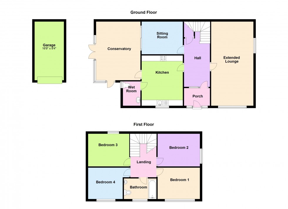 Floorplan for Launceston Road, Walsall