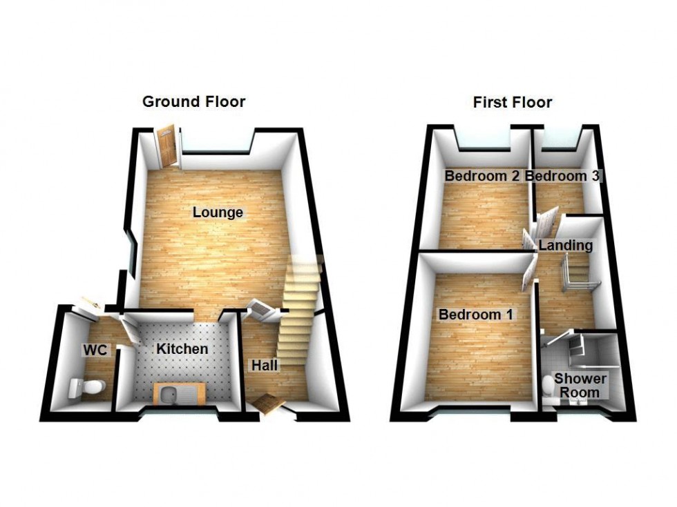 Floorplan for Castle Drive, Willenhall