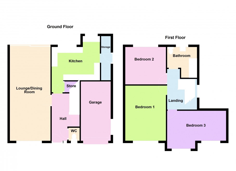 Floorplan for Regina Drive, Walsall