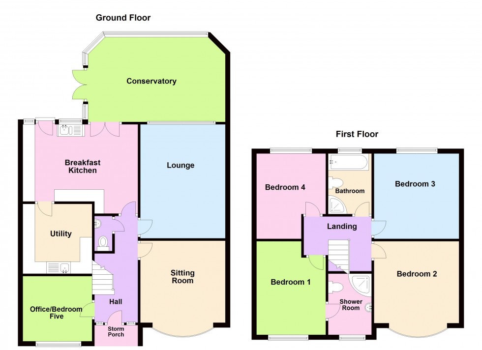 Floorplan for Walsall Road, Aldridge