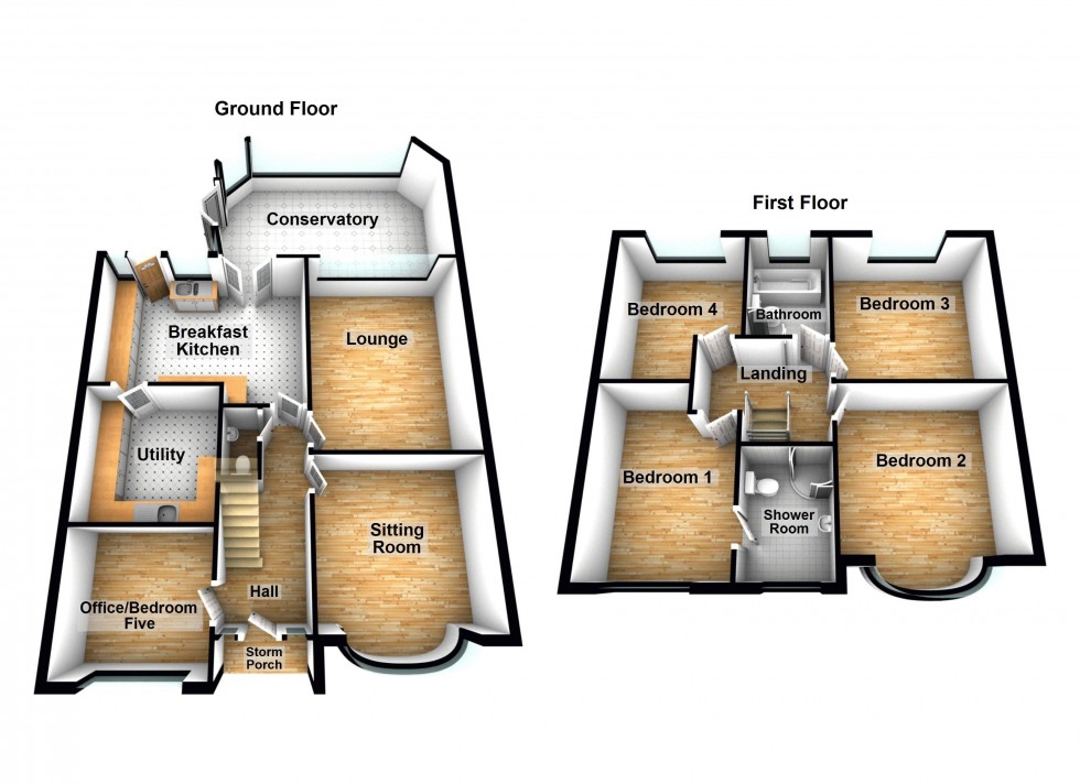 Floorplan for Walsall Road, Aldridge