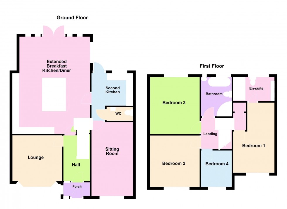 Floorplan for Barr Common Road, Aldridge