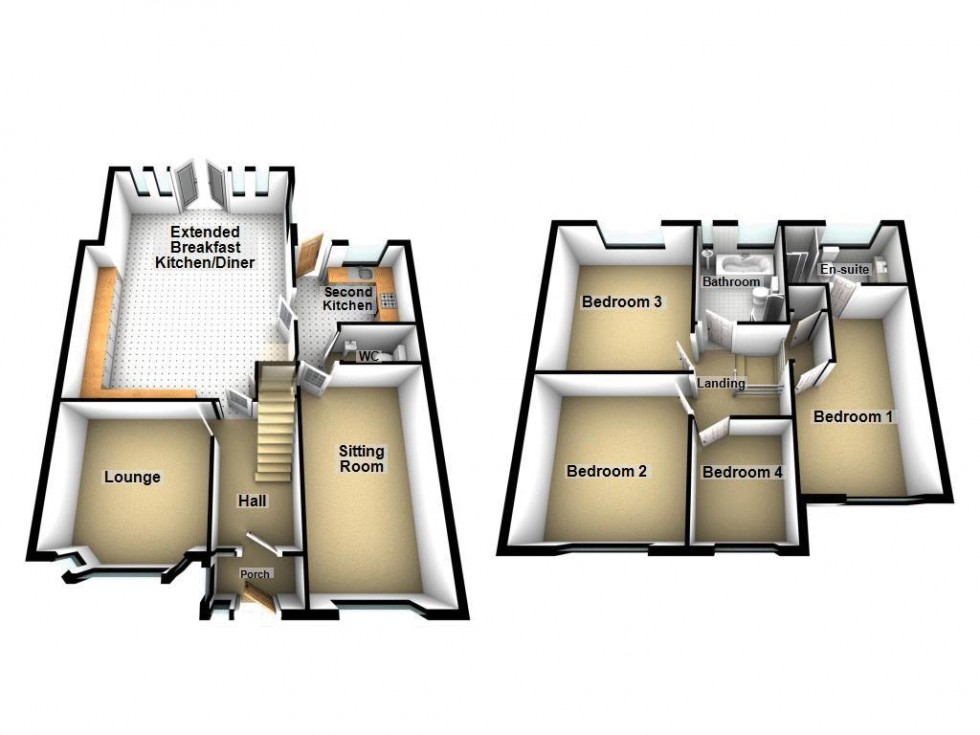 Floorplan for Barr Common Road, Aldridge