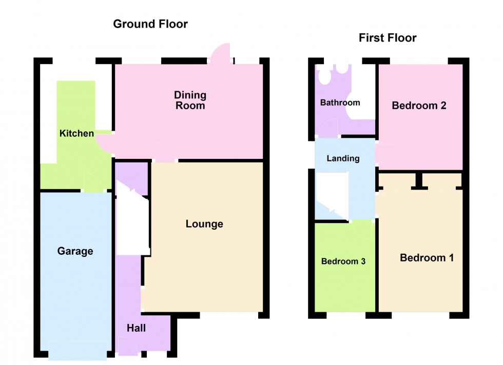 Floorplan for Daffodil Road, Walsall