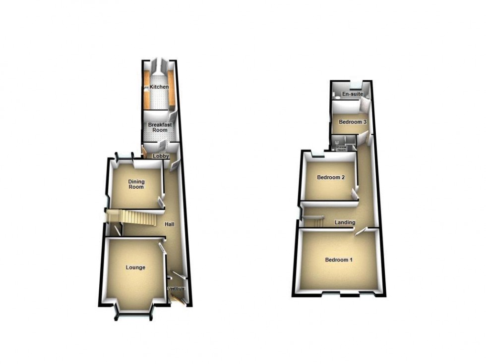 Floorplan for Persehouse Street, Walsall