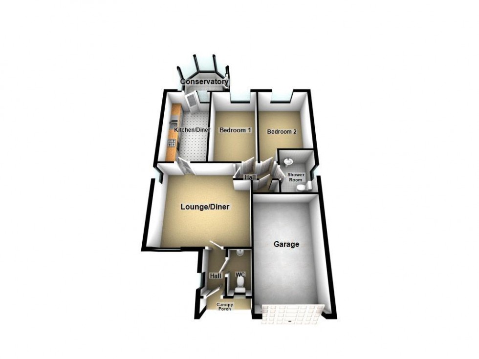 Floorplan for Millers Walk, Pelsall