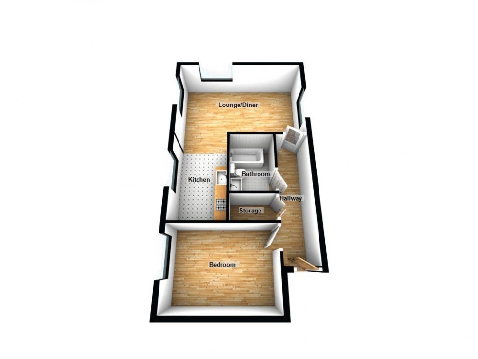 Floorplan for Water Street, Birmingham