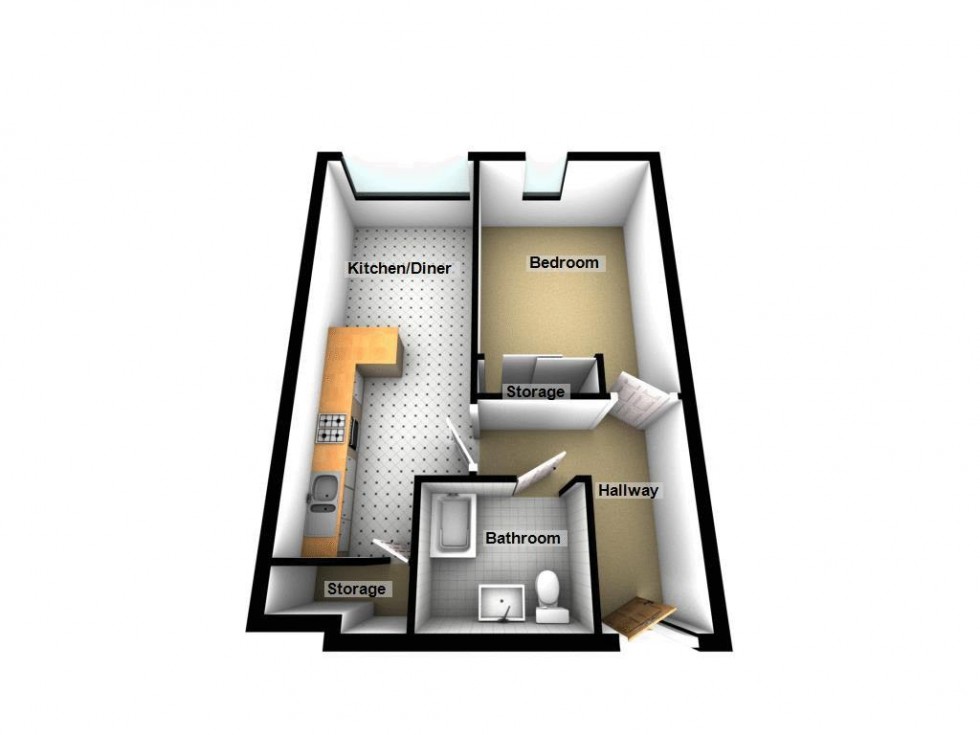 Floorplan for 39 Powell Street, Birmingham