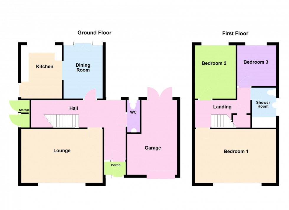 Floorplan for Burton Farm Road, Walsall