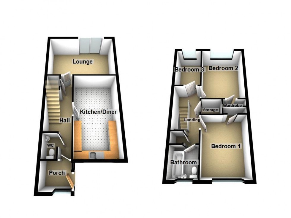 Floorplan for Wednesbury Road, Walsall