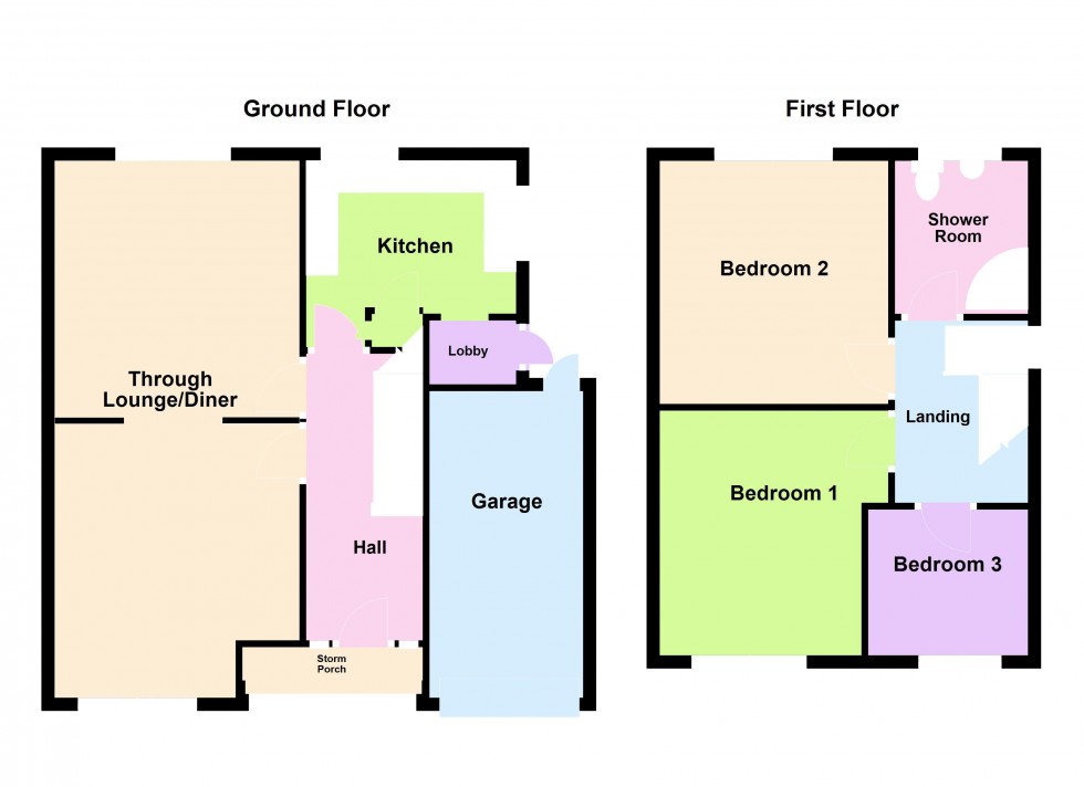 Floorplan for Sandringham Drive, Aldridge