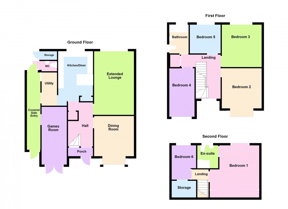 Floorplan for Brookhouse Road, Walsall