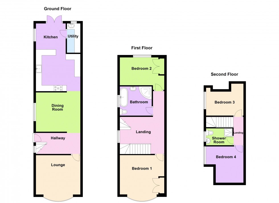 Floorplan for Lichfield Road, Rushall