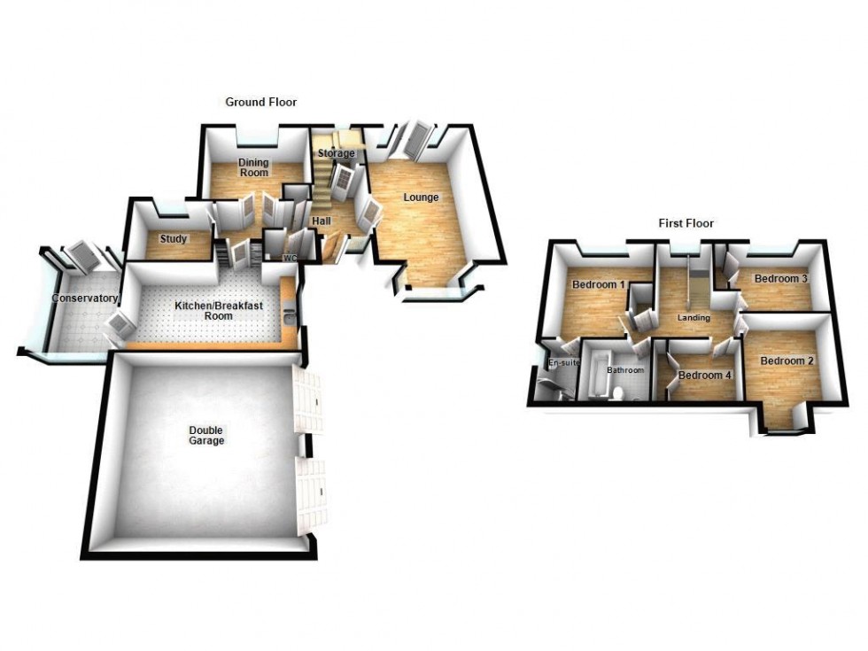 Floorplan for Pavillion Close, Aldridge