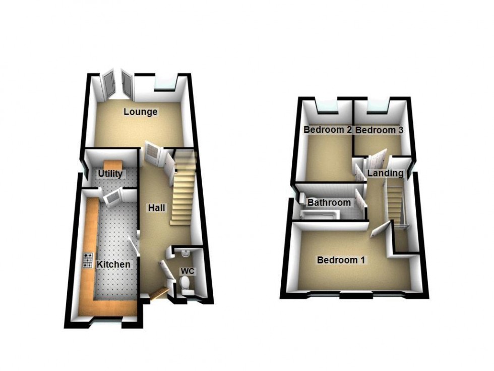 Floorplan for Sandymount Road, Walsall