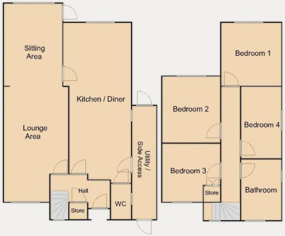 Floorplan for Seven Acres, Aldridge