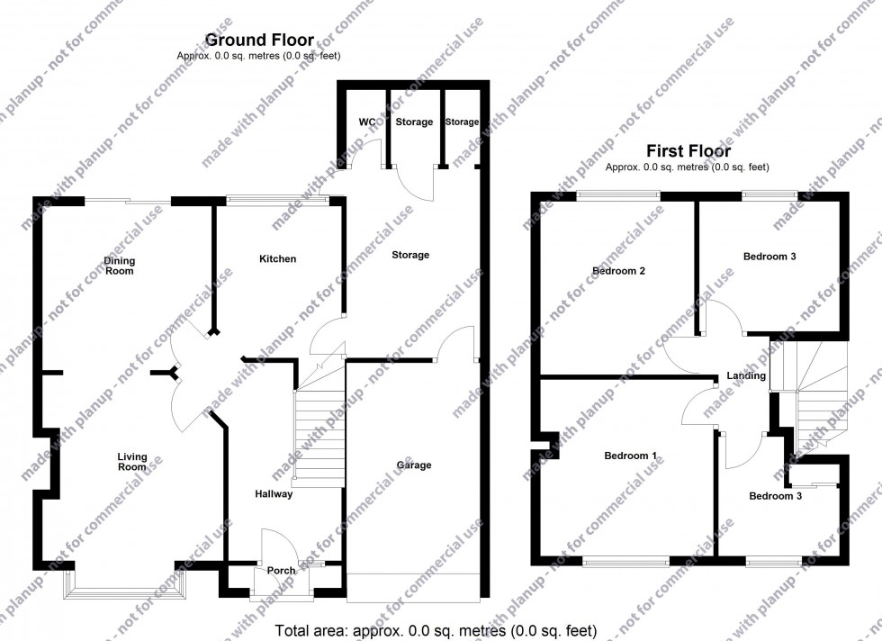 Floorplan for Lazy Hill Road, Walsall