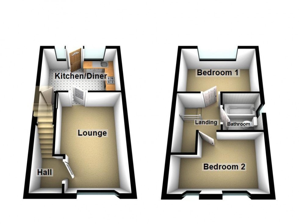 Floorplan for Old Masters Close, Walsall