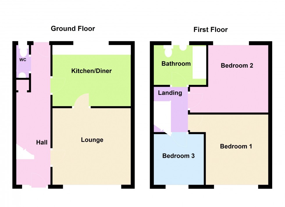 Floorplan for Croxall Court, Leighswood Road, Aldridge