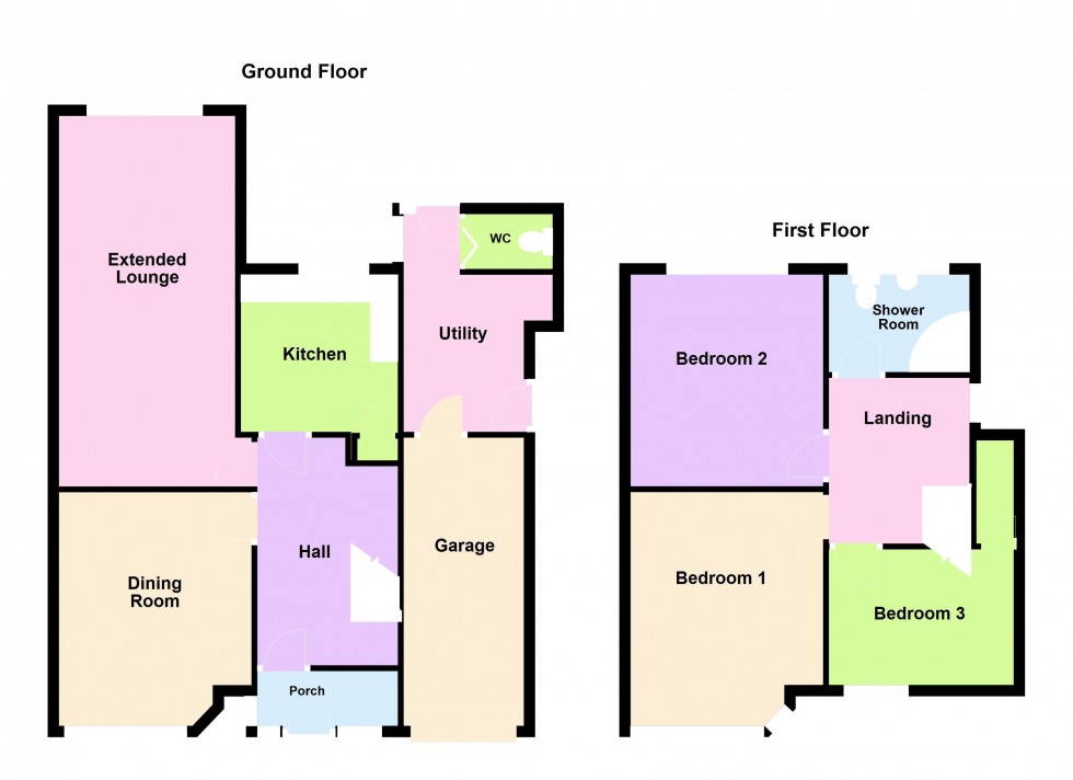 Floorplan for Hobart Drive, Walsall