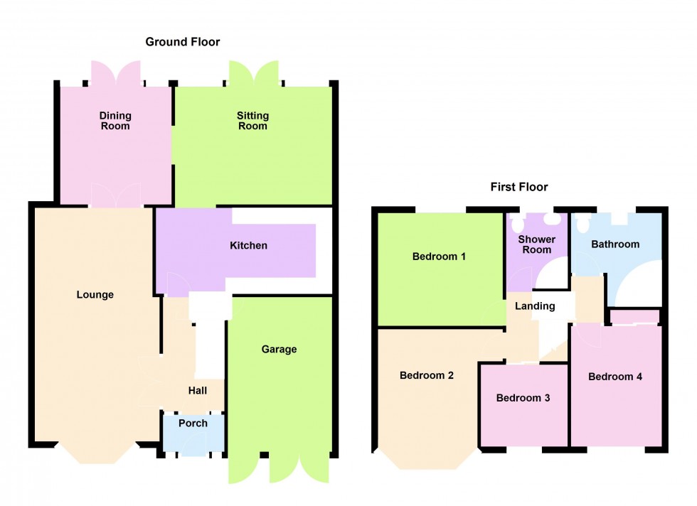 Floorplan for Sutton Road, Walsall