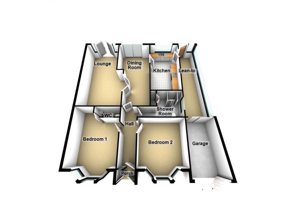 Floorplan for Lazy Hill Road, Walsall