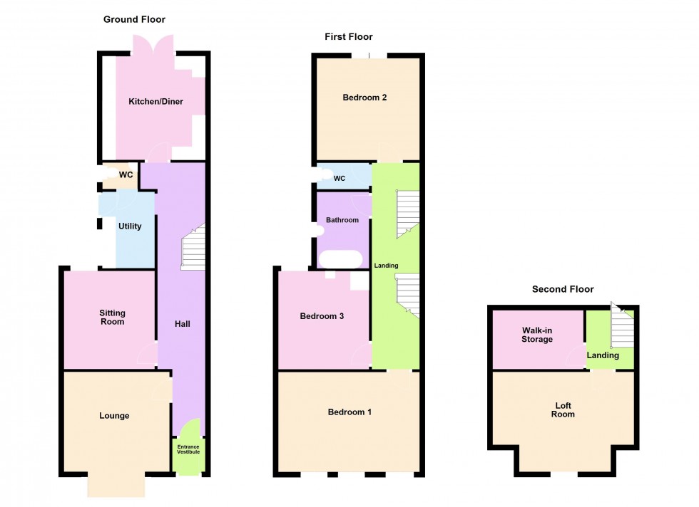 Floorplan for Charlotte Street, Walsall