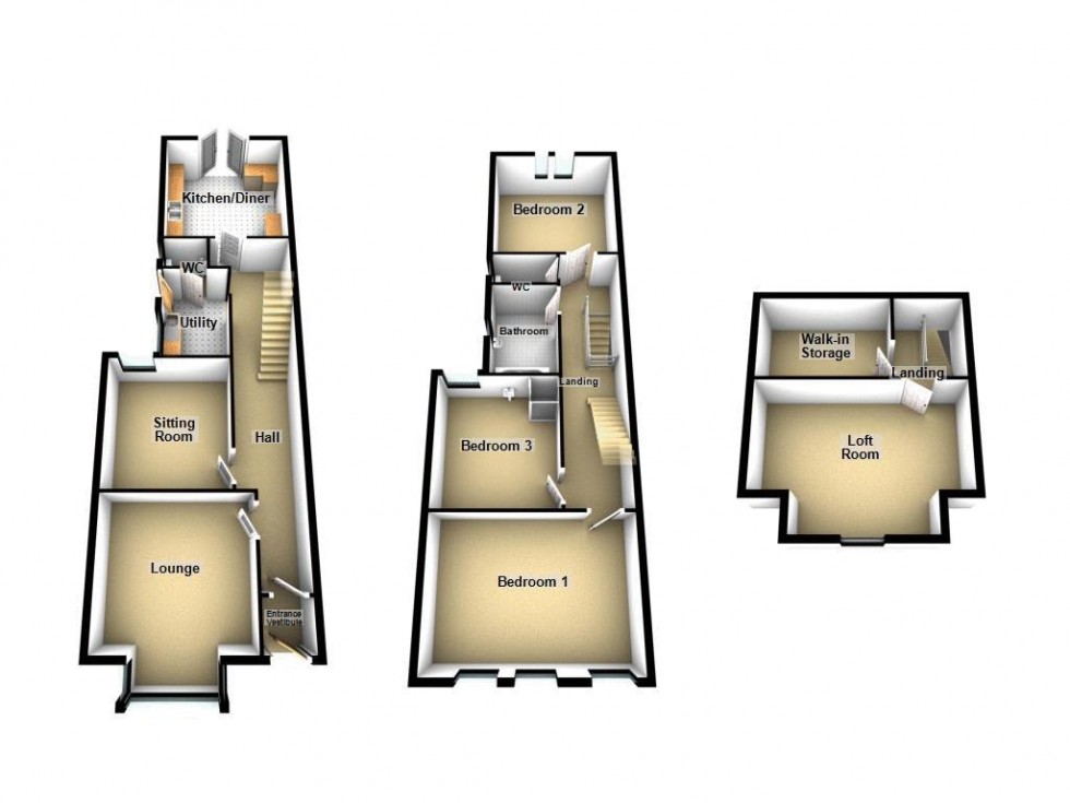 Floorplan for Charlotte Street, Walsall