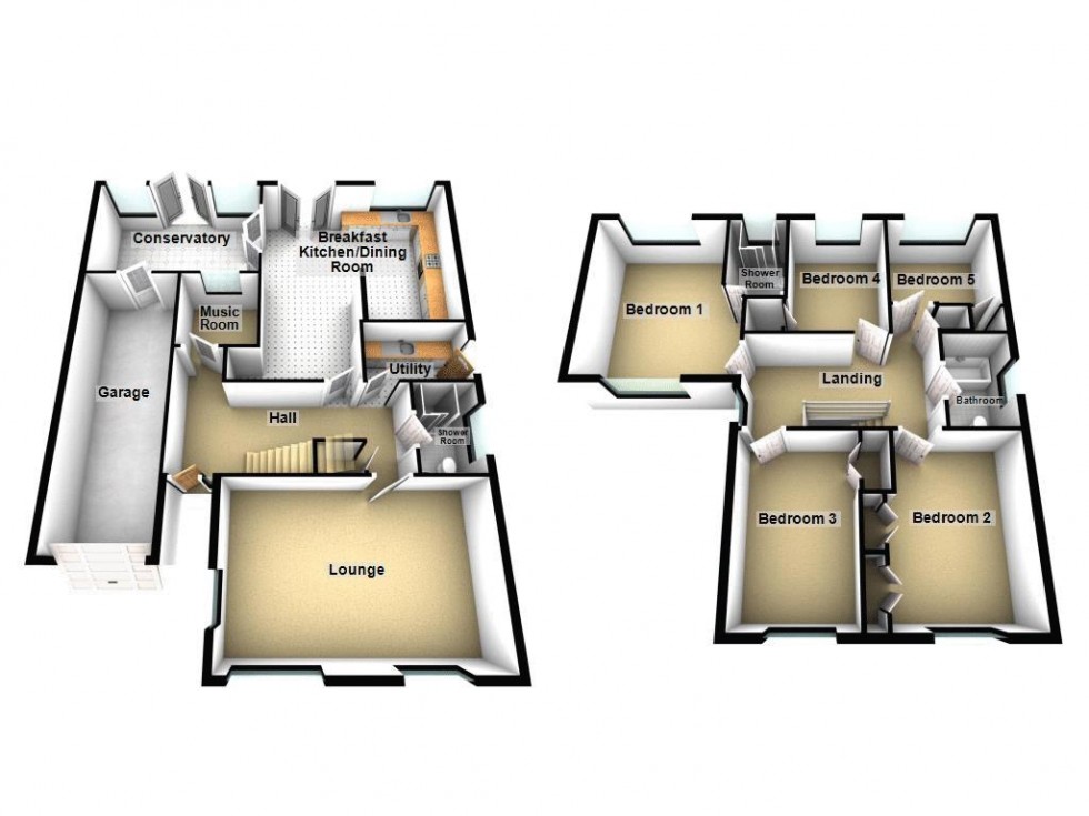 Floorplan for Gorway Close, Walsall