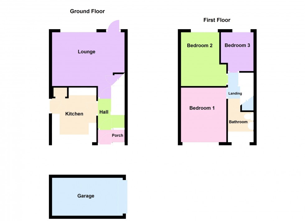 Floorplan for Follyhouse Close, Walsall