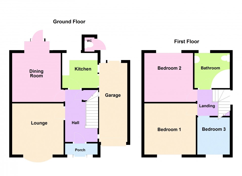 Floorplan for Sutton Road, Walsall