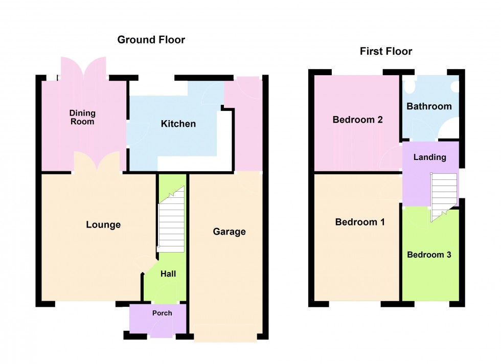 Floorplan for Edinburgh Drive, Rushall